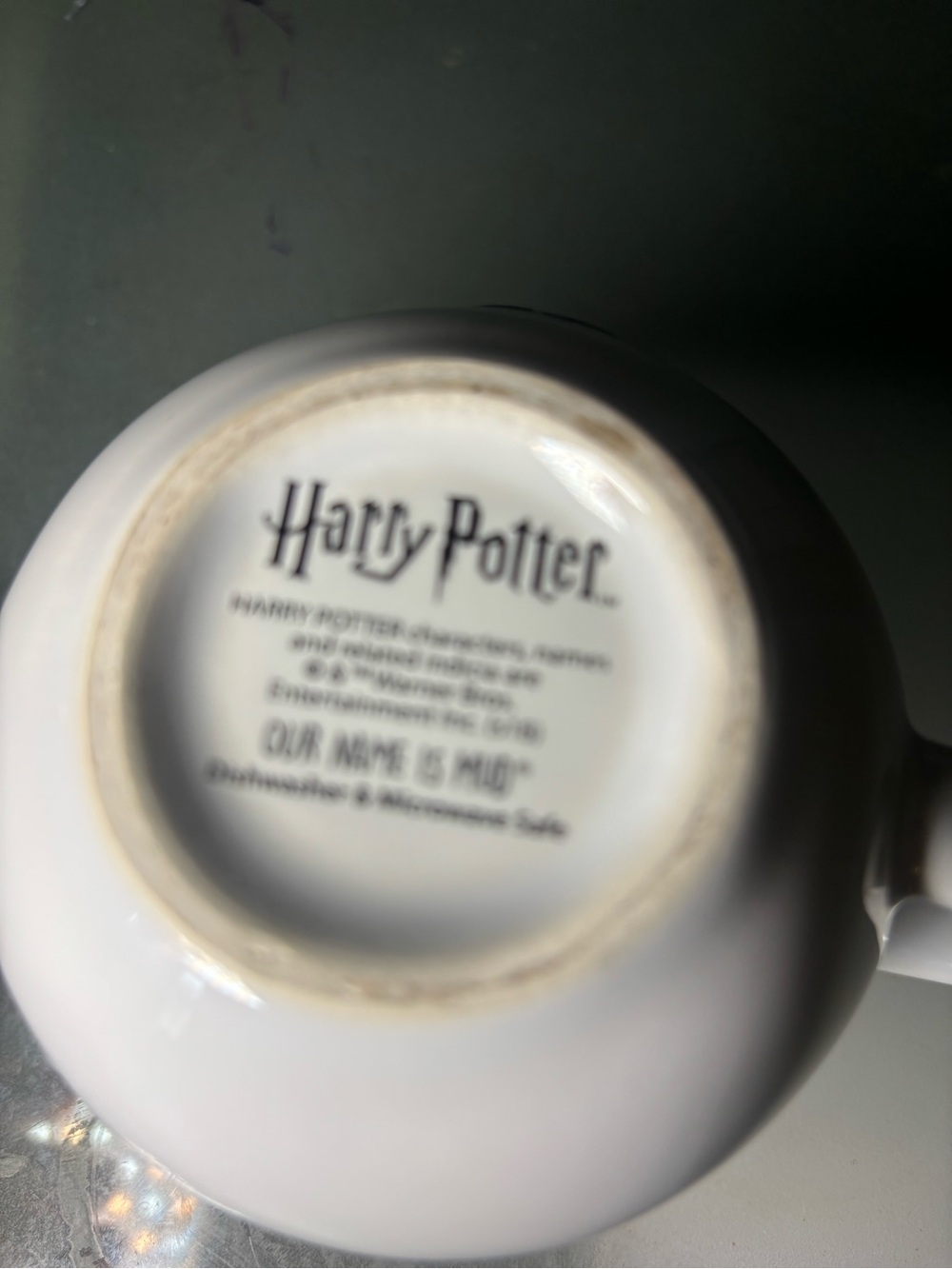 White Harry Potter Ceramic Mug - Picture 2 of 6